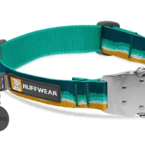 Endast idag Ruffwear - Reflekterande Hundhalsband Top Rope - Sea Foam (L)