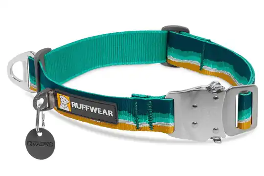 Endast idag Ruffwear - Reflekterande Hundhalsband Top Rope - Sea Foam (L)