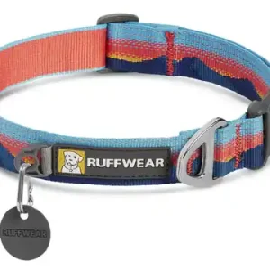 Beställ idag Ruffwear Crag™ Reflekterande Hundhalsband - Sunset (M = 36-51 cm)