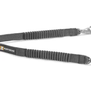 Expressleverans Ruffwear Double Track- Dubbelkoppel- Granite Grey
