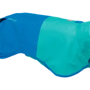 Endast denna vecka Ruffwear Sun Shower Regntäcke - Blue Dusk (S)
