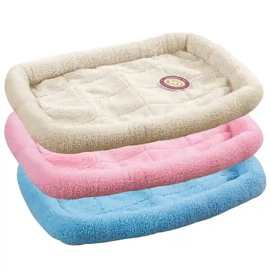 Slumber Pet Sherpa Bäddar Fashion (M/L) (Baby Blå) Erbjudandepris