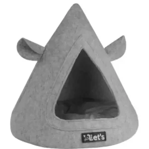 Lågt pris Teepee Let‘s Sleep Pet cave - Katt-& Hundbädd - Grå