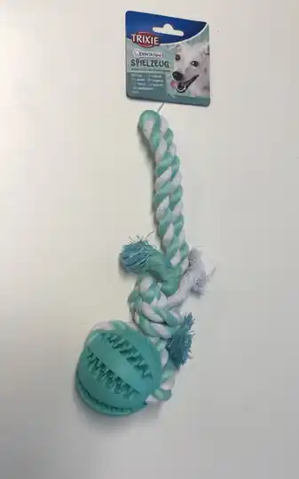 Outlet Trixie Gummiboll i Bomullsrep - 29 cm