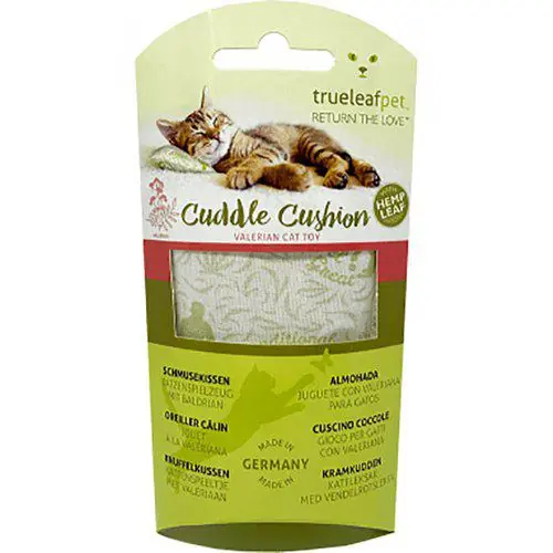 True Hemp- Cuddle Cushion Valerian- Kudde med kattmynta Rabatter