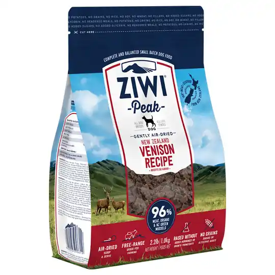 1 kg ZIWI® Peak Air Dried Free Range till sparpris! - Venison Fynd