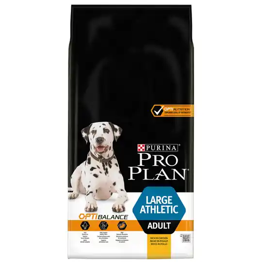 12/14 kg Pro Plan hundmat + 2/2,5 kg på köpet! PURINA PRO PLAN Large Athletic Adult OPTIBALANCE (14 + 2,5 kg på köpet) Endast idag