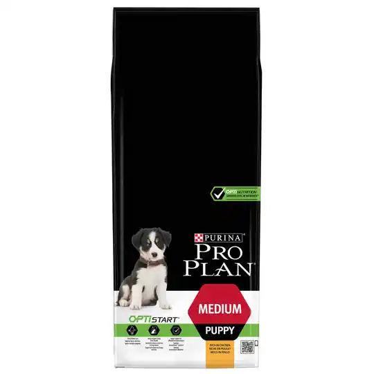 Rea 12/14 kg Pro Plan hundmat + 2/2,5 kg på köpet! PURINA PRO PLAN Medium Puppy OPTISTART (12 + 2 kg på köpet)