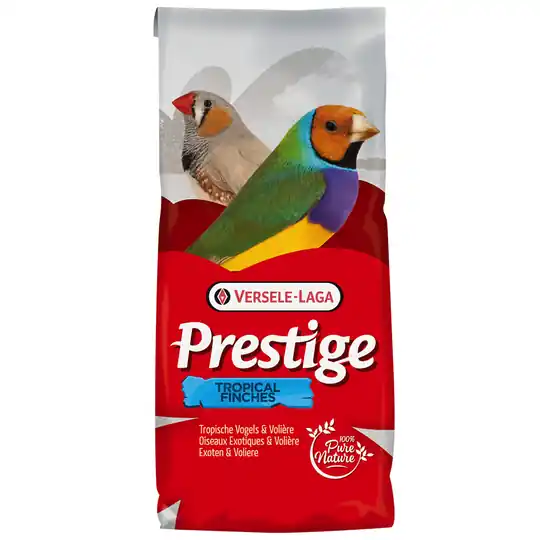 15 kg / 20 kg Versele-Laga Prestige fågelfoder till sparpris! - Tropical Finches finkfåglar (20 kg) Beställ nu