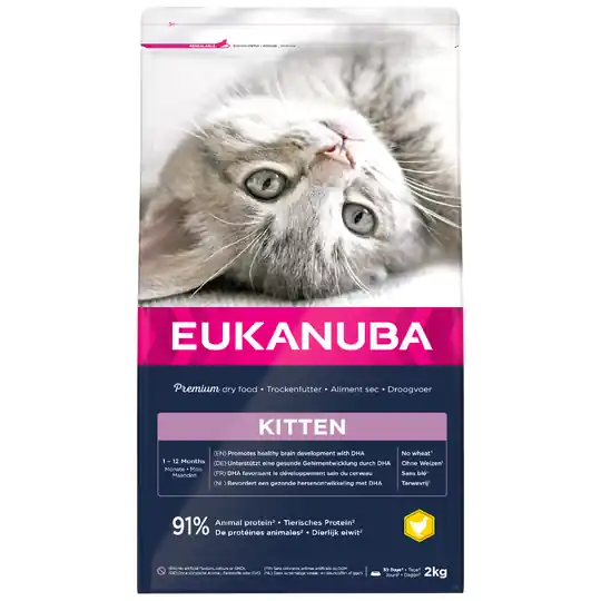 Beställ idag 2 kg Eukanuba torrfoder katt till sparpris! - Healthy Start Kitten