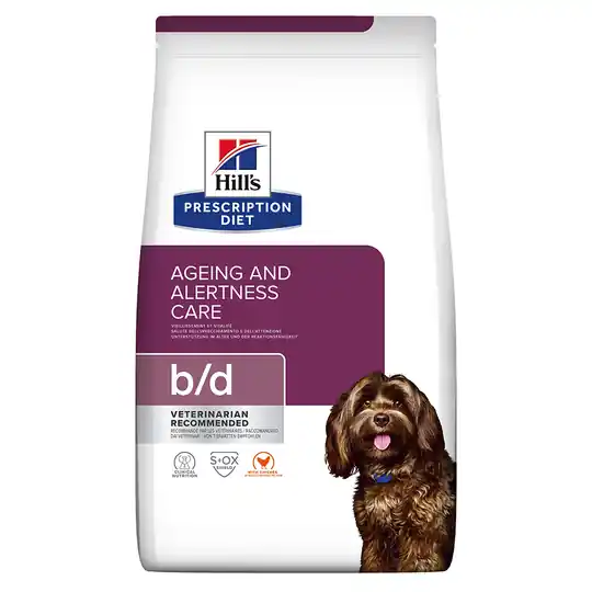 2 x 10 kg / 12 kg Hill‘s Prescription Diet till sparpris! - b/d Ageing Care Chicken (2 x 12 kg) Erbjudandepris