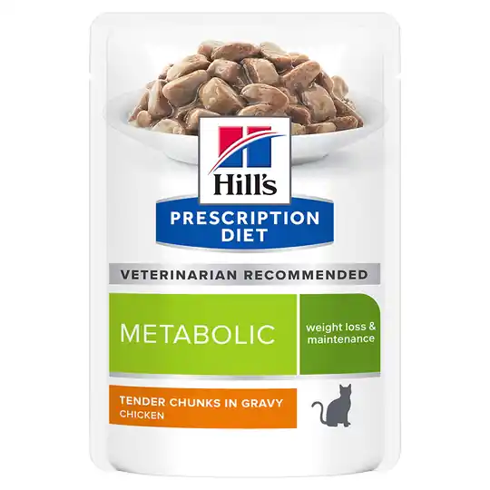 Kundfavorit 24 x 85 g Hill‘s Prescription Diet till sparpris! - Metabolic Weight Management Chicken