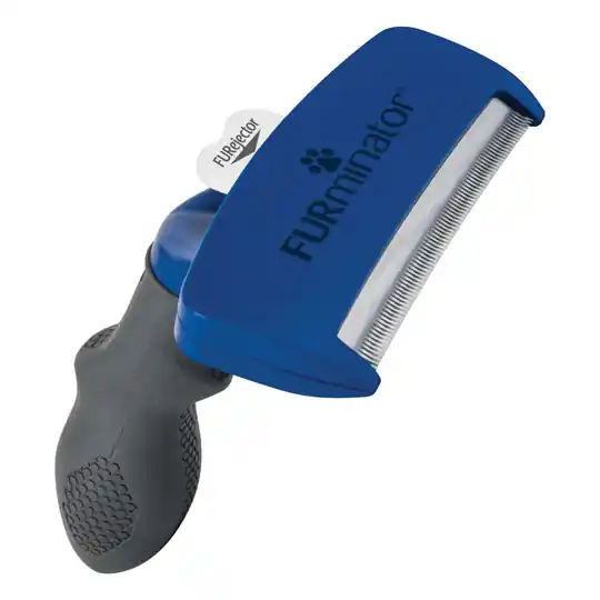 Outlet 25 % rabatt på FURminator deShedding för hund! - L kort hår bredd 9,6 cm