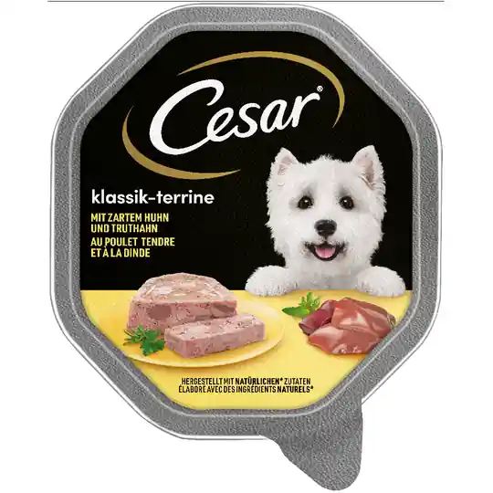 28 x / 48 x 150 g Cesar våtfoder till sparpris! - Classic Kyckling & kalkon (28 x 150 g) Kundfavorit