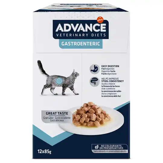 Advance Veterinary Diets Feline Gastroenteric - Ekonomipack 24 x 85 g Snabb frakt