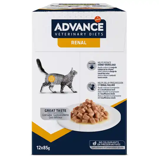 Advance Veterinary Diets Feline Renal - Ekonomipack 24 x 85 g Säker betalning
