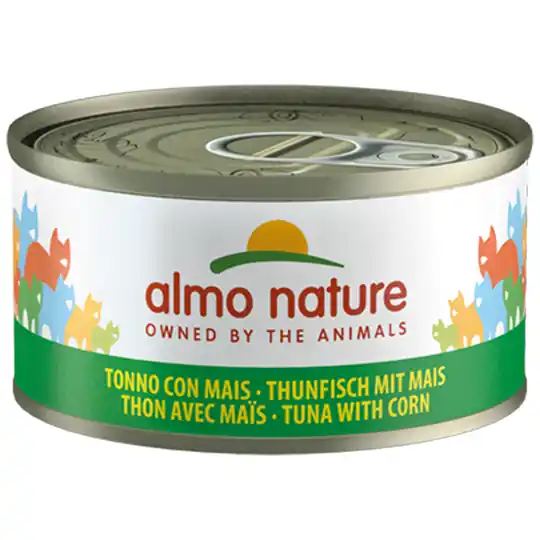Almo Nature 6 x 70 g - Tonfisk & majs Populär