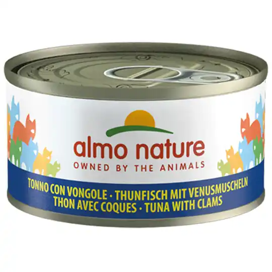 Almo Nature 6 x 70 g - Tonfisk & venusmusslor Erbjudande