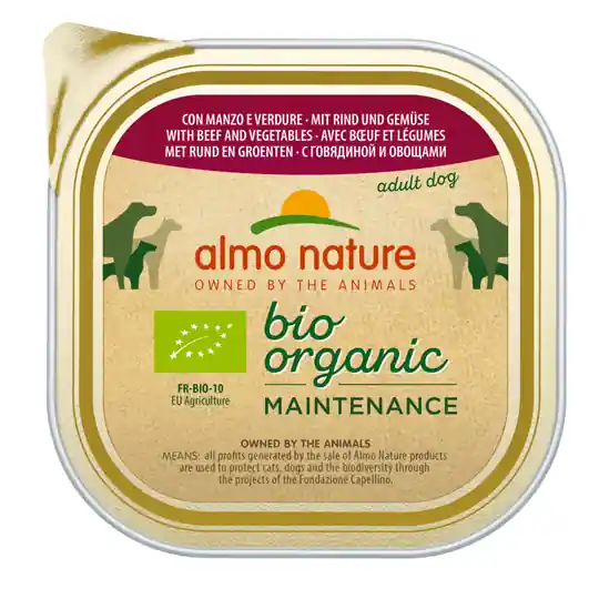 Almo Nature BioOrganic Maintenance 9 x 300 g - Eko nötkött & eko grönsaker Beställ nu