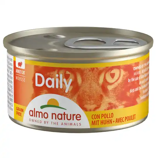 Kampanj Almo Nature Daily Menu 6 x 85 g - Mousse med kyckling