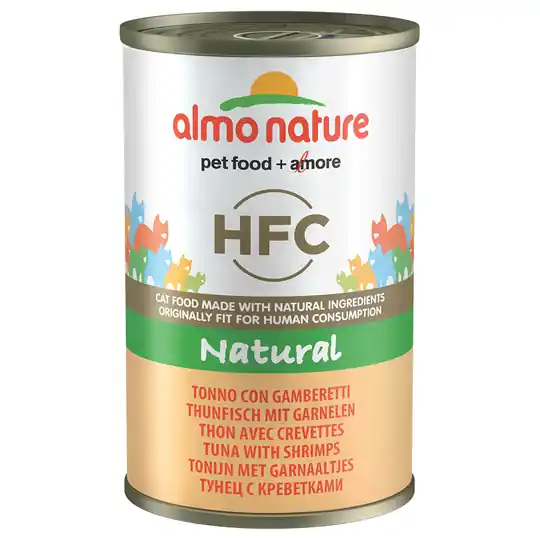 Almo Nature HFC 6 x 140 g - Tonfisk & räkor Populär