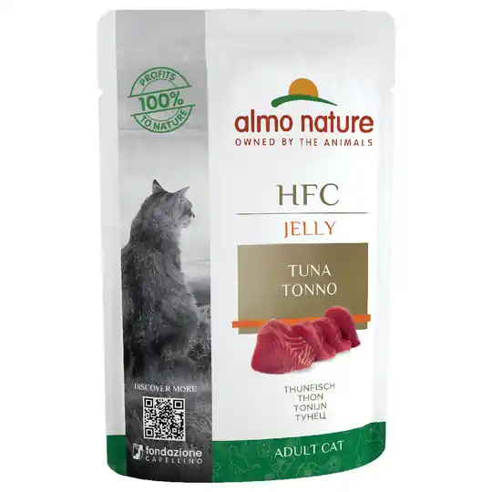 Almo Nature HFC Jelly Pouch 6 x 55 g - Tonfisk Premium