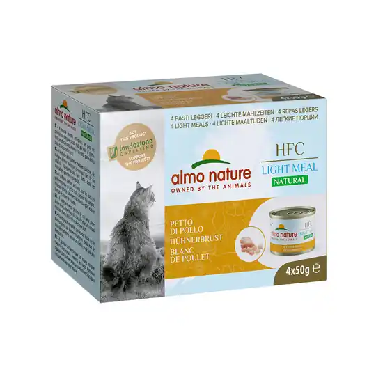 Almo Nature HFC Natural Light 4 x 50 g - Kycklingbröst Beställ nu
