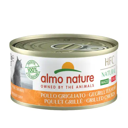 Almo Nature HFC Natural Made in Italy 6 x 70 g - Grillad kyckling Kampanj