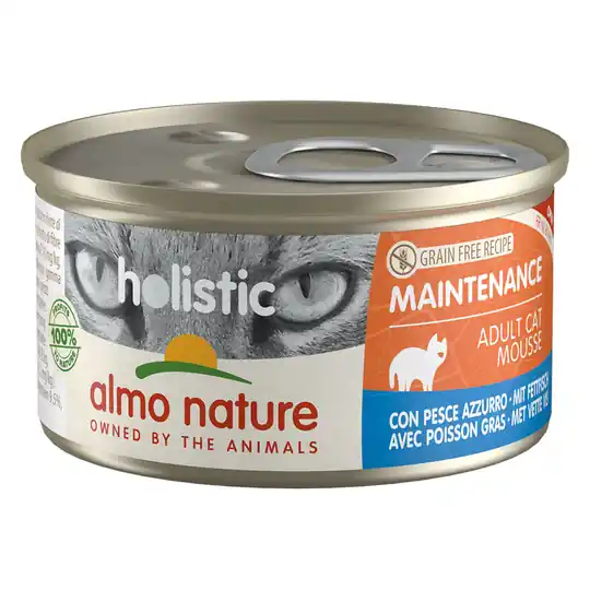 Almo Nature Holistic Maintenance 6 x 85 g - Med fet fisk Begränsad tid
