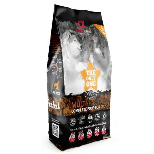 Handla nu alpha spirit The Only One Multiprotein hundfoder Ekonomipack 2 x 12 kg