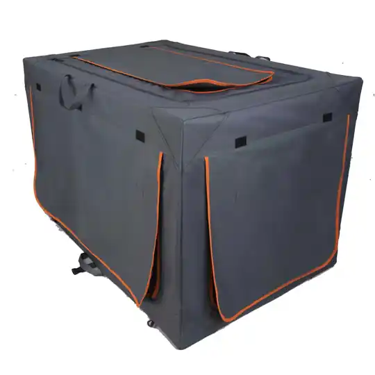 Nedsatt pris Alu Deluxe vikbar nylonbur - Storlek XL B 71 x D 106 x H 68,5 cm