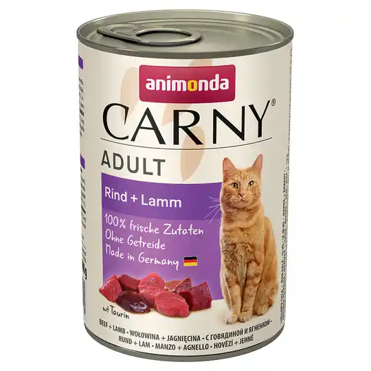 Animonda Carny Adult 6 x 400 g - Nötkött & lamm Begränsat erbjudande