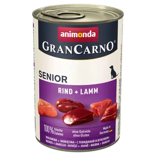 Utförsäljning Animonda GranCarno Original Senior 6 x 400 g - Nötkött & lamm
