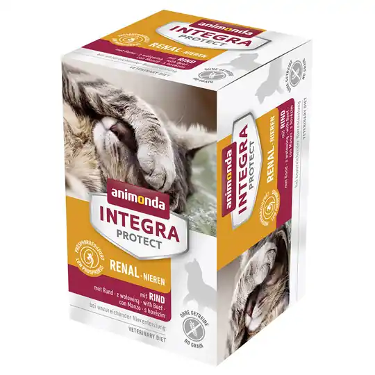 Handla nu Animonda Integra Protect Adult Renal 6 x 100 g portionsform - Nötkött