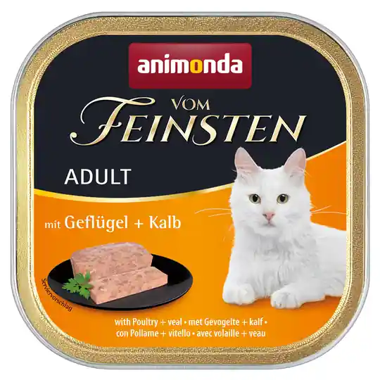 Animonda vom Feinsten Adult 6 x 100 g Fjäderfä & kalv Erbjudande