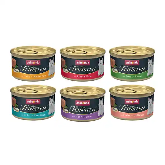 Animonda Vom Feinsten Adult 72 x 85 g - Mousse-mångfald (6 sorter) Köp online