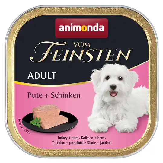 Animonda Vom Feinsten Adult spannmålsfritt 6 x 150 g - Kalkon & skinka Extra rabatt