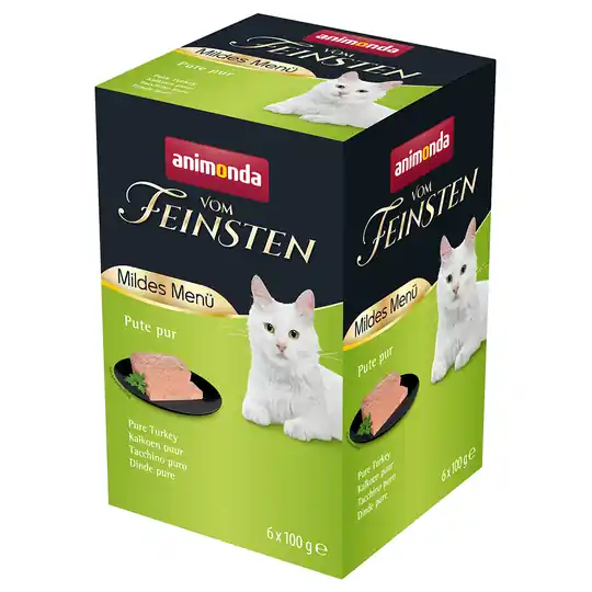 Köp nu Animonda vom Feinsten Mild Menu Adult 6 x 100 g - Kalkon pur
