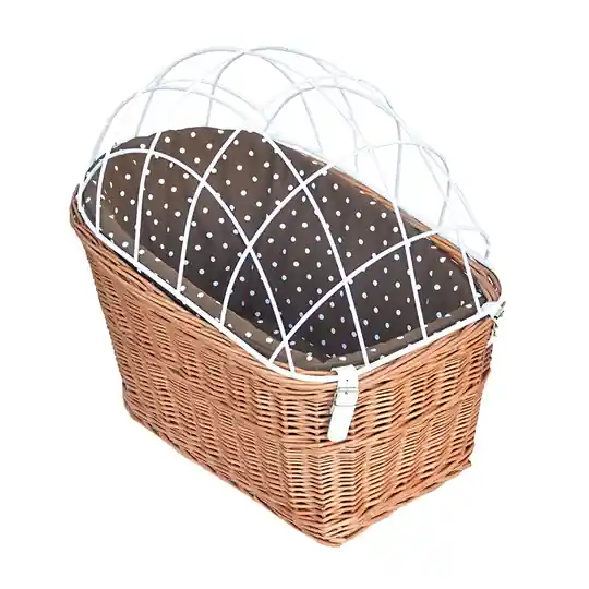Aumüller cykelkorg med skyddsgaller, för pakethållare - L 56 x B 36 x H 50 cm Begränsat antal