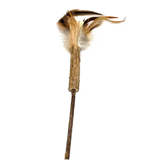 Lägg i varukorgen Aumüller Silvervine Dental Feather leksak 1 st