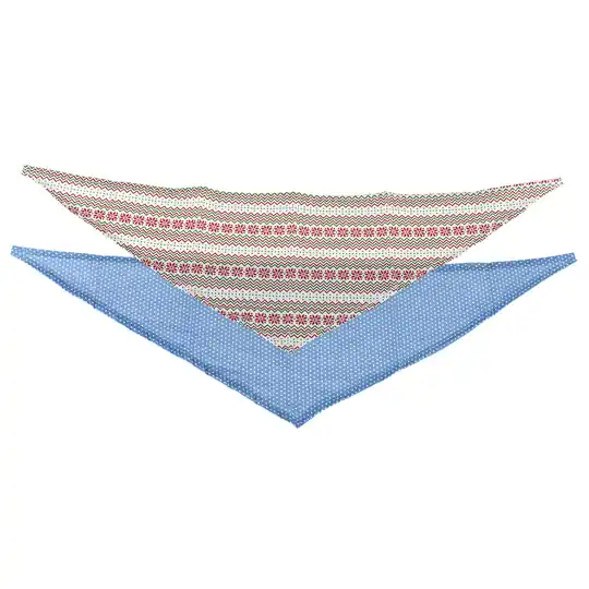Bandana Set - Stl. XS L 47,5 x B 17 cm, halsomfång ca 18-30 cm Erbjudande