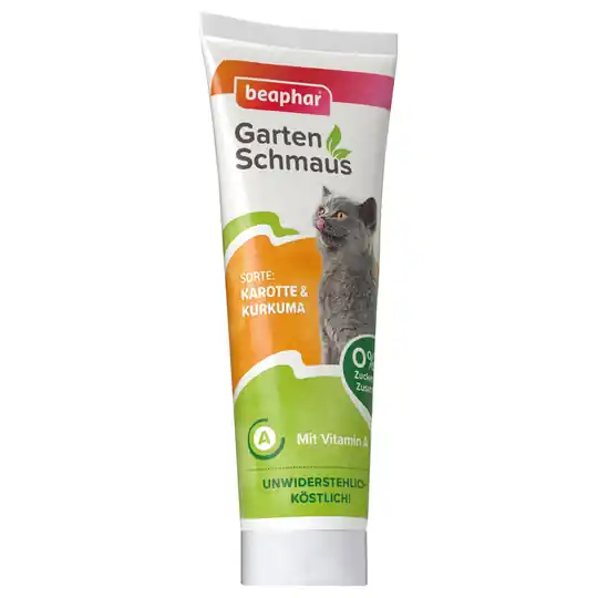beaphar Garten Schmaus Paste - Morot & gurkmeja (100 g) Erbjudandepris