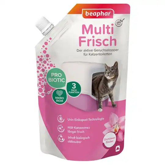 beaphar Multi Fresh för kattoaletter Orchidé 400 g Snabb leverans
