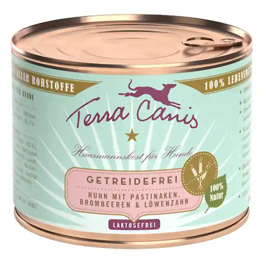 Blandpack Terra Canis spannmålsfritt 12 x 200 g - Blandpack 6 sorter Trygg betalning