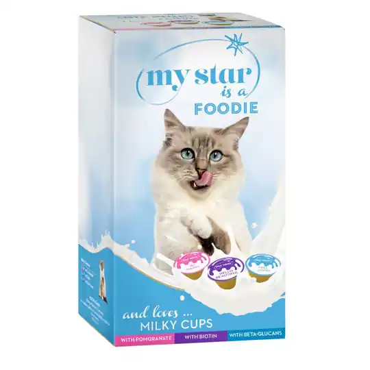 Lägg i varukorgen Blandpack My Star Milky Cups - Ekonomipack 75 x 15 g