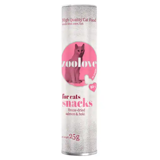 Blandpack zoolove frystorkat kattgodis - 55 g, 2 olika sorter Rabatter