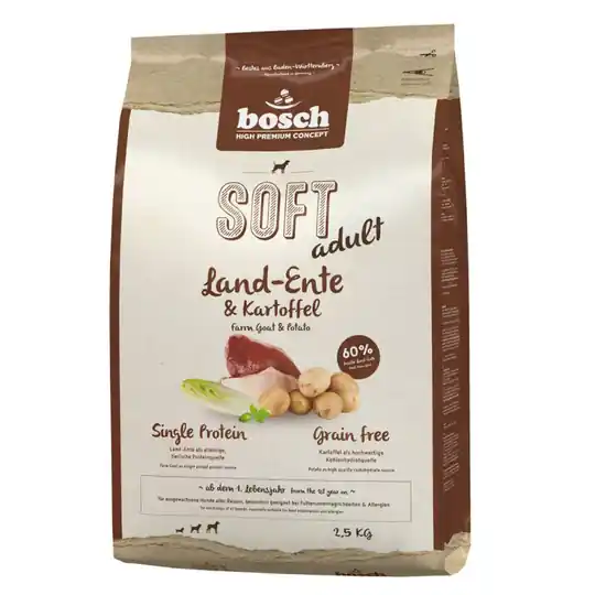 Trygg betalning bosch Soft Anka & potatis - 2,5 kg