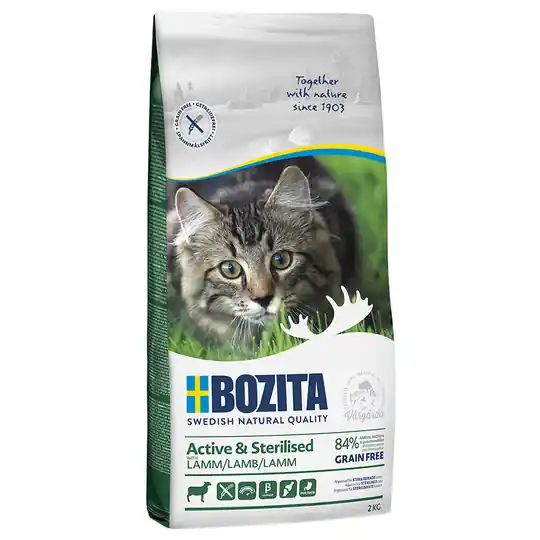 Begränsat antal Bozita Grainfree Active & Sterilised Lamm 400 g