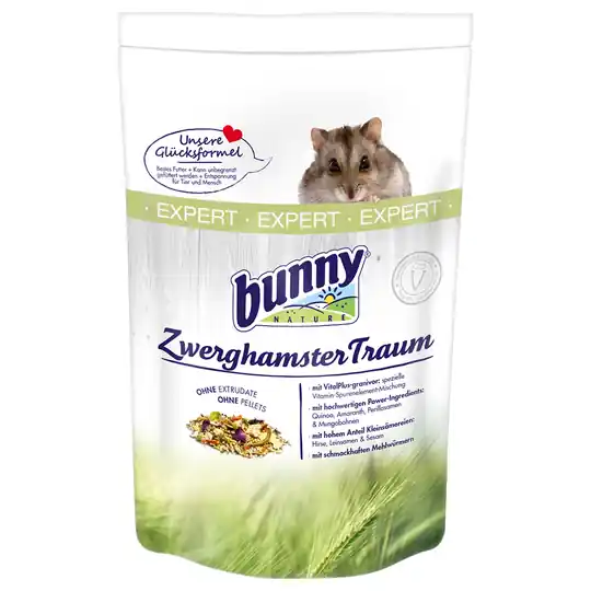 Bunny DvärghamsterDröm Expert - Ekonomipack 2 x 500 g Utförsäljning
