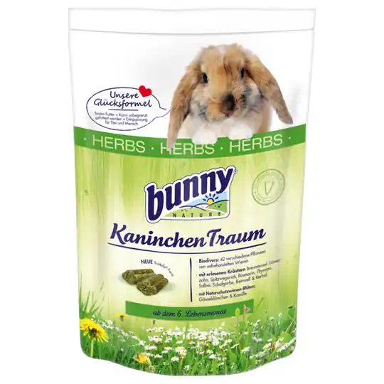 Rea Bunny KaninDröm HERBS - Ekonomipack 2 x 4 kg